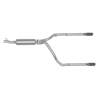 Gibson® - Split Rear™ Stainless Steel Cat-Back Exhaust System with Split Rear Exit