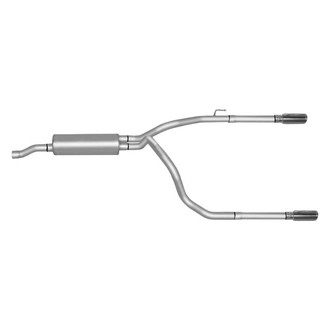 Gibson® - Split Rear™ Stainless Steel Cat-Back Exhaust System with Split Rear Exit