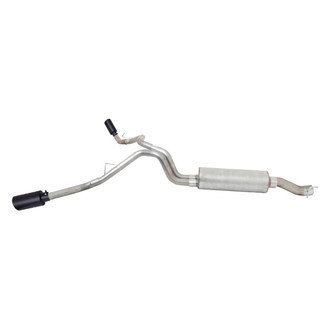 Gibson® - Black Elite™ Stainless Steel Cat-Back Exhaust System with Split Side Exit