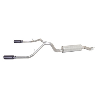 Gibson® - Black Elite™ Stainless Steel Cat-Back Exhaust System with Split Rear Exit