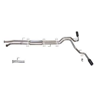 Gibson® - Black Elite™ Stainless Steel Cat-Back Exhaust System with Split Side Exit