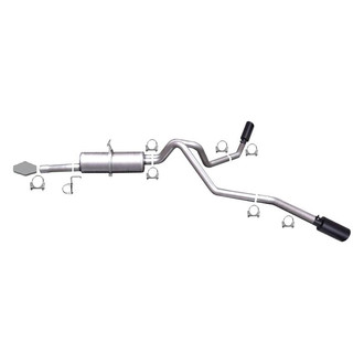 Gibson® - Black Elite™ Stainless Steel Cat-Back Exhaust System with Split Side Exit