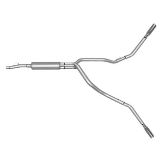 Gibson® - Extreme Dual™ Stainless Steel Cat-Back Exhaust System with Split Side Exit