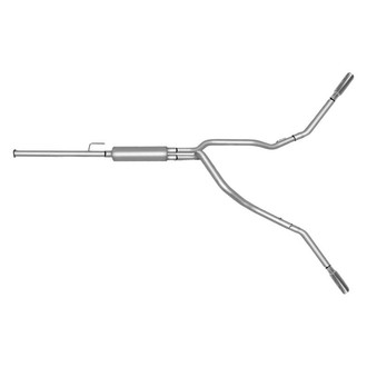 Gibson® - Extreme Dual™ Stainless Steel Cat-Back Exhaust System with Split Side Exit