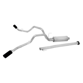 Gibson® - Black Elite™ Stainless Steel Cat-Back Exhaust System with Split Side Exit