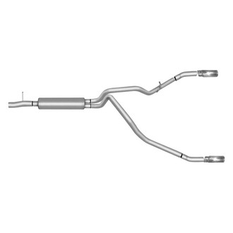 Gibson® - Split Rear™ Stainless Steel Cat-Back Exhaust System with Split Rear Exit