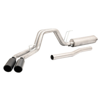 Gibson® - Black Elite™ Stainless Steel Dual Sport Cat-Back Exhaust System with Dual Side Exit