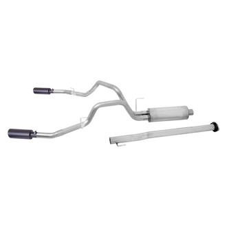 Gibson® - Black Elite™ Stainless Steel Cat-Back Exhaust System with Split Rear Exit
