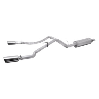 Gibson® - Split Rear™ Stainless Steel Cat-Back Exhaust System with Split Rear Exit
