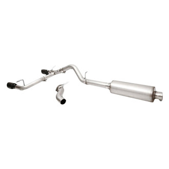 Gibson® - Black Elite™ Stainless Steel Cat-Back Exhaust System with Split Rear Exit