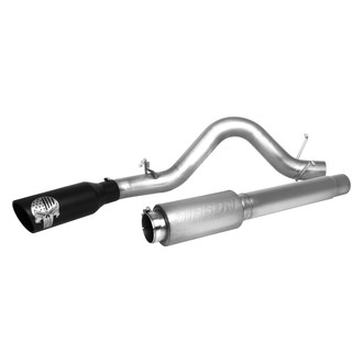 Gibson® - Patriot Skull™ 409 SS Cat-Back Exhaust System with Single Side Exit