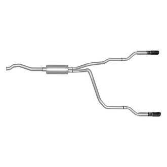 Gibson® - Split Rear™ Aluminized Steel Cat-Back Exhaust System with Split Rear Exit