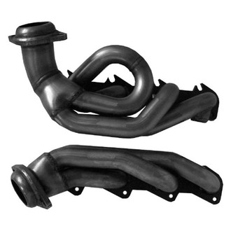 Gibson® - Performance Stainless Steel Polished Short Tube Exhaust Headers