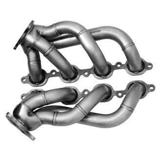 Gibson® - Performance Stainless Steel Polished Short Tube Exhaust Headers