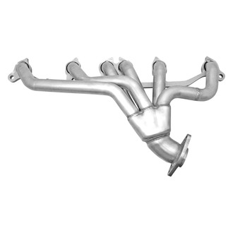 Gibson® - Performance Stainless Steel Polished Short Tube Exhaust Header