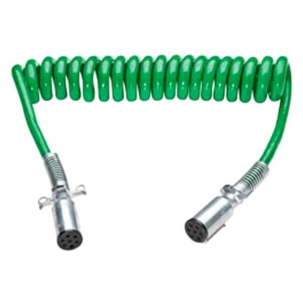 Globetech® - Green ABS Coiled Electrical Cable
