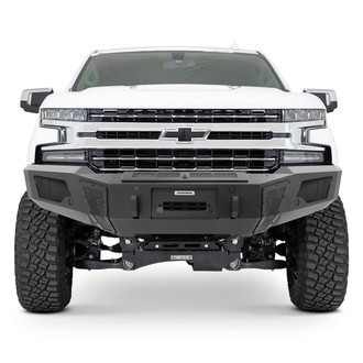Go Rhino® - BR6 Full Width Black Front Winch HD Bumper