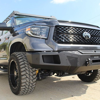 Go Rhino® - BR11 Full Width Black Front Winch HD Bumper