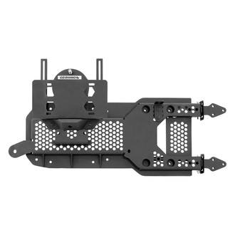 Go Rhino® - Rockline Textured Black Low Profile Body Mount Tire Carrier
