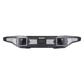 Go Rhino® - Rockline™ Full Width Black Front Winch HD Bumper