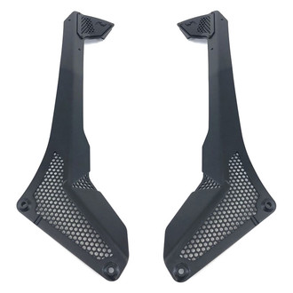 Go Rhino® - Black Textured Powder Coat Mild Steel Windshield Frame Mounts for 50" LED Light Bar