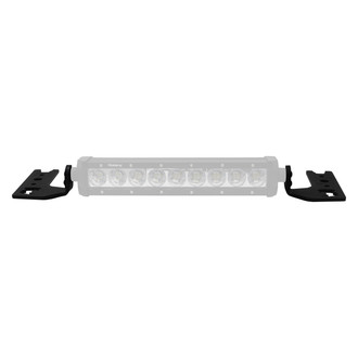 Go Rhino® - Black Textured Mild Steel Hood Hinge Mounts for 10" LED Light Bar