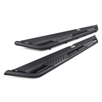 Go Rhino® - Dominator Xtreme DT Cab Length Black Rock Sliders