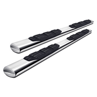 Go Rhino® - 5" 1000 Series Cab Length Polished Oval Side Steps