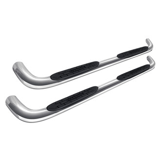 Go Rhino® - 3" 4000 Series Cab Length Polished Round Side Steps