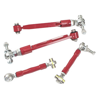 Godspeed Project® - Rear Adjustable Spherical Bearing Camber/Toe Arm Kit