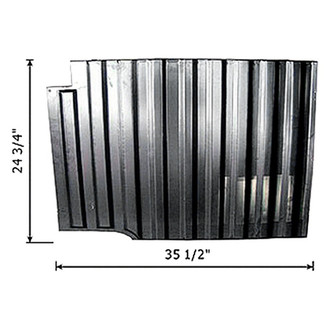 Goodmark® - Rear Passenger Side Bed Floor Patch