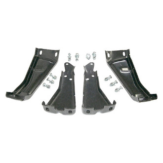Goodmark® - Rear Driver and Passenger Side Bumper Bracket Set