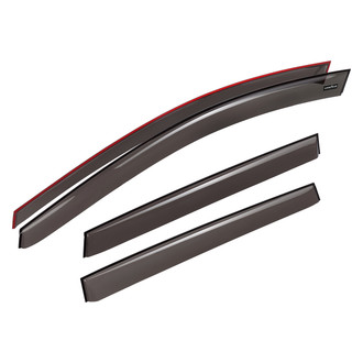 Goodyear Accessories - Tape-On Smoke Front and Rear Side Window Deflectors