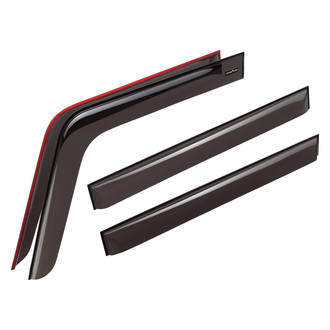 Goodyear Accessories - Tape-On Smoke Front and Rear Side Window Deflectors