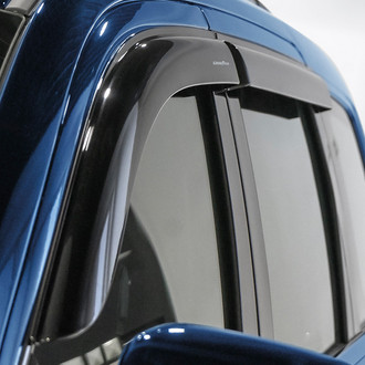 Goodyear Accessories - Tape-On Smoke Front and Rear Side Window Deflectors