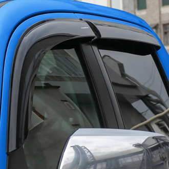 Goodyear Accessories - Tape-On Smoke Front and Rear Side Window Deflectors