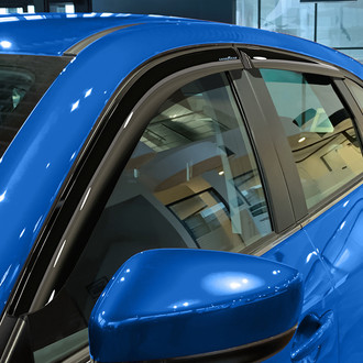Goodyear Accessories - Tape-On Smoke Front and Rear Side Window Deflectors