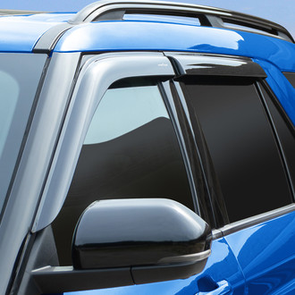 Goodyear Accessories - Tape-On Smoke Front and Rear Side Window Deflectors