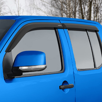 Goodyear Accessories - Tape-On Smoke Front and Rear Side Window Deflectors