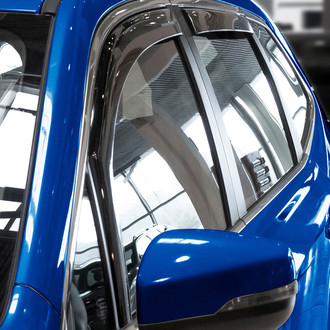 Goodyear Accessories - In-Channel Smoke Front and Rear Side Window Deflectors