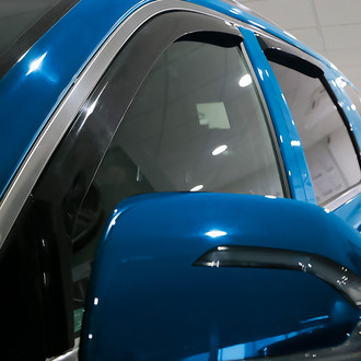 Goodyear Accessories - In-Channel Smoke Front and Rear Side Window Deflectors