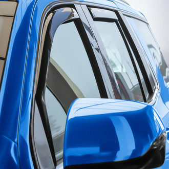 Goodyear Accessories - In-Channel Smoke Front and Rear Side Window Deflectors