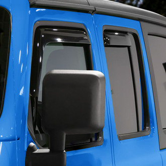 Goodyear Accessories - In-Channel Smoke Front and Rear Side Window Deflectors
