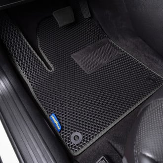 Goodyear Accessories - All-Weather 1st & 2nd Row Black Rubber Floor Mat Set