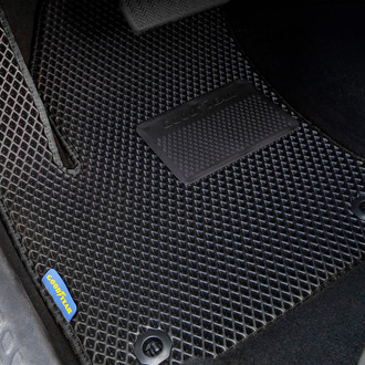 Goodyear Accessories - All-Weather 1st & 2nd Row Black Rubber Floor Mat Set