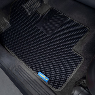 Goodyear Accessories - All-Weather 1st & 2nd Row Black Rubber Floor Mat Set
