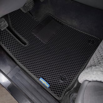 Goodyear Accessories - All-Weather 1st & 2nd Row Black Rubber Floor Mat Set