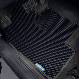 Goodyear Accessories - All-Weather 1st & 2nd Row Black Rubber Floor Mat Set