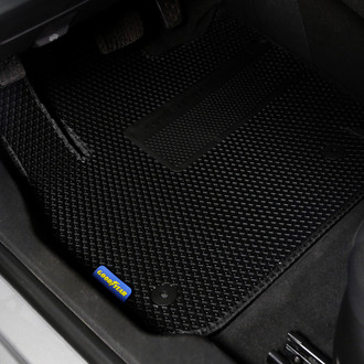 Goodyear Accessories - All-Weather 1st & 2nd Row Black Rubber Floor Mat Set