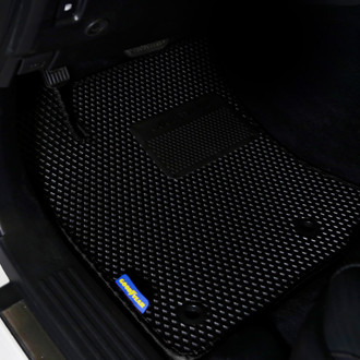 Goodyear Accessories - All-Weather 1st & 2nd Row Black Rubber Floor Mat Set